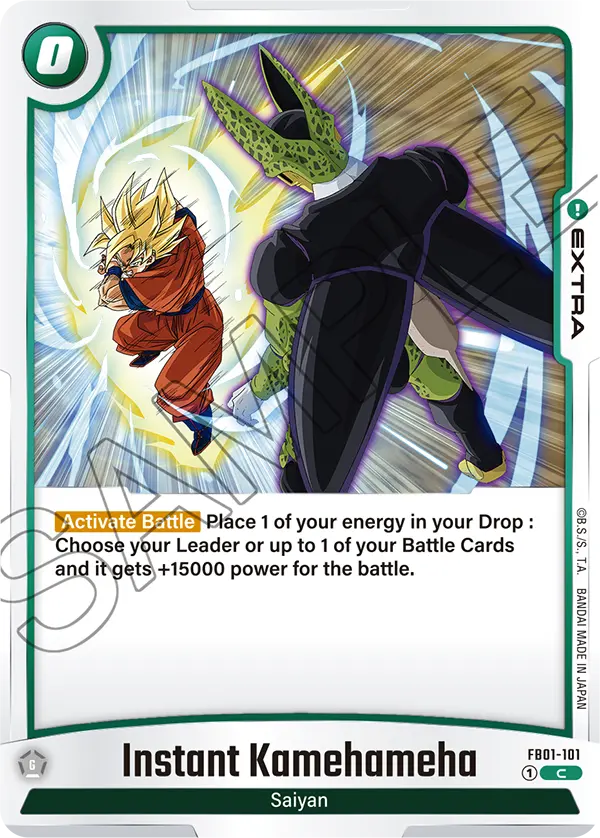 Instant Kamehameha FB01-101 card