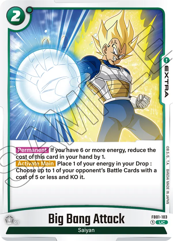 Big Bang Attack FB01-103 card