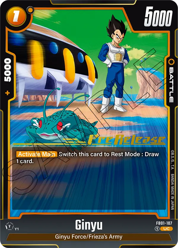 Ginyu FB01-107-p1 card