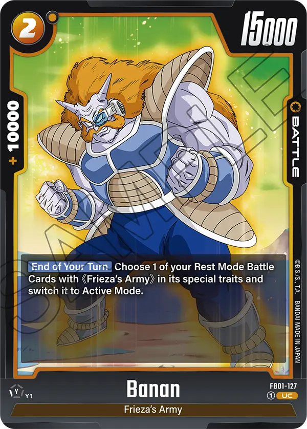 Banan FB01-127 card