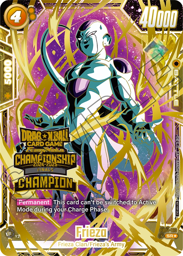 Frieza FB01-129 Dragon Ball Fusion World card, Championship