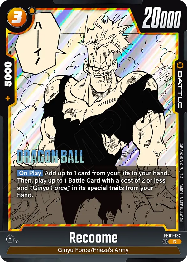 Recoome FB01-132-p1 card