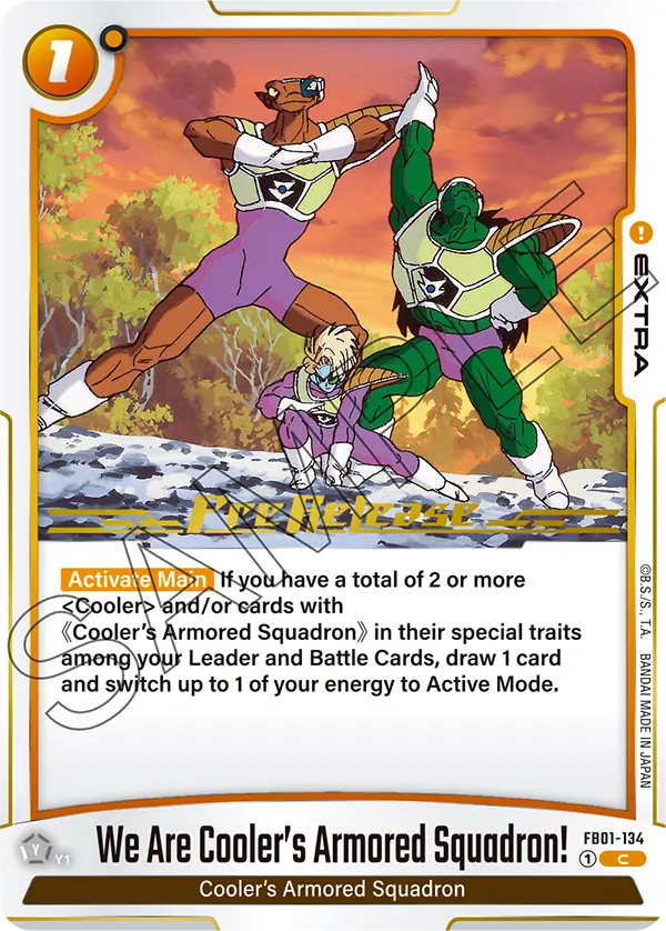 We Are Cooler's Armored Squadron! FB01-134-p1 card