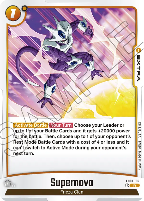 Supernova FB01-136 card