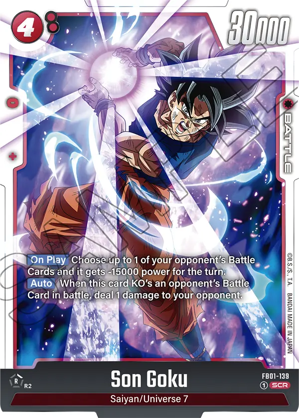 Son Goku FB01-139 card