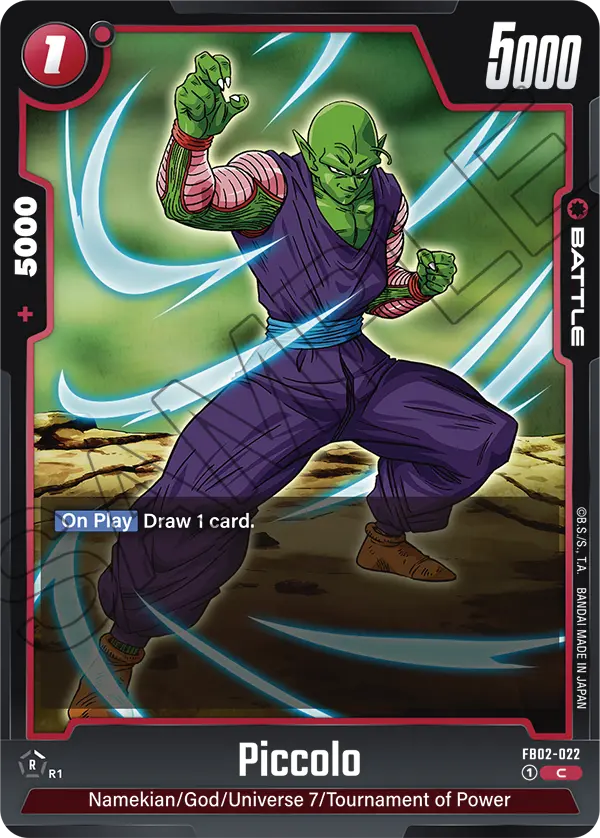 Piccolo FB02-022 card