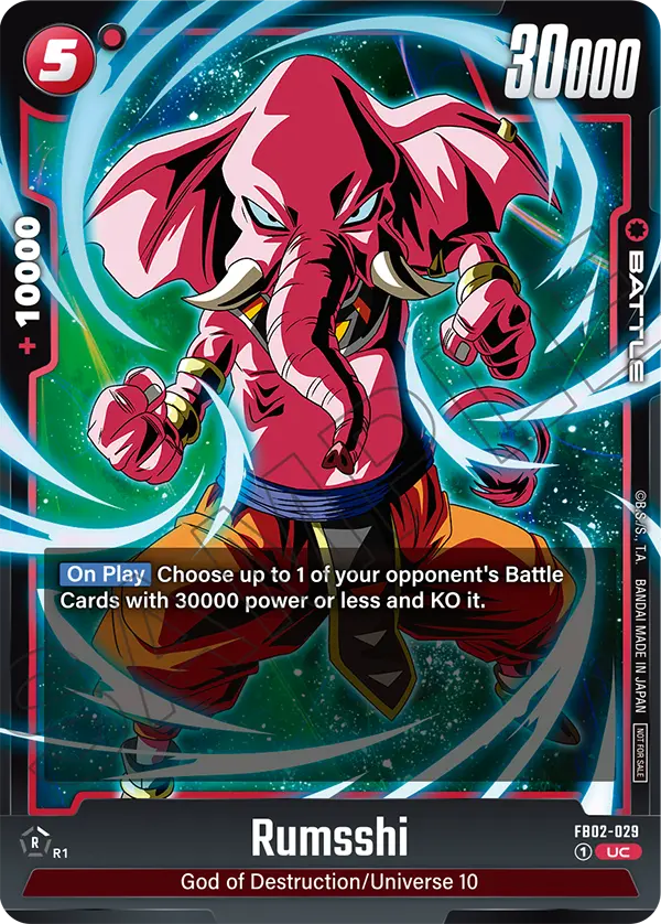 Rumsshi FB02-029-p1 card