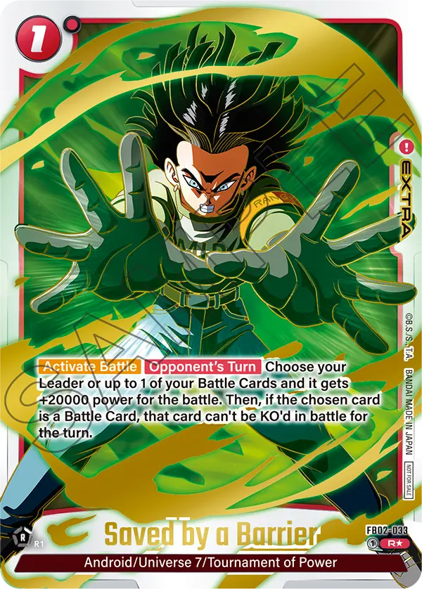 Saved by a Barrier FB02-033-p2 card