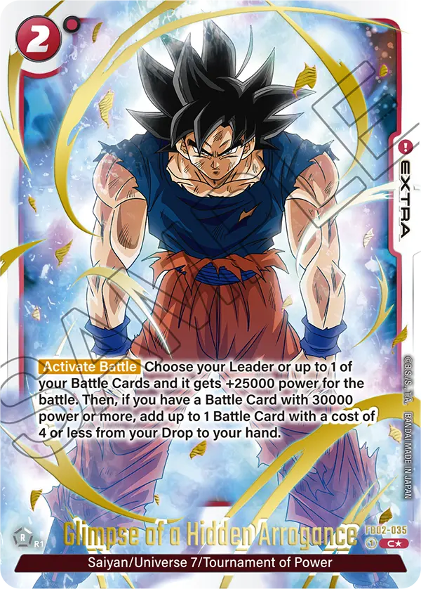 Glimpse of a Hidden Arrogance FB02-035-p1 card