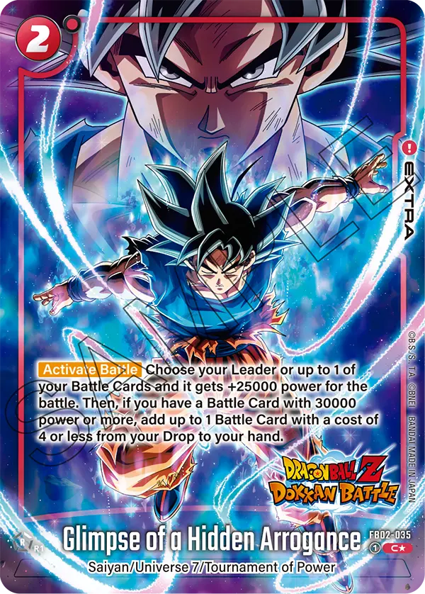 Glimpse of a Hidden Arrogance FB02-035-p2 card