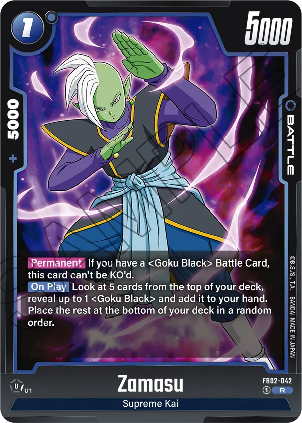 Zamasu FB02-042 card