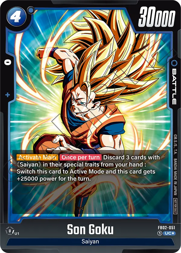 Son Goku FB02-051 Dragon Ball Fusion World card, Tournament