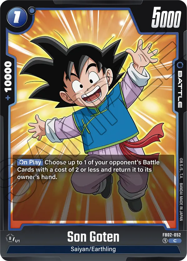 Son Goten FB02-052 card