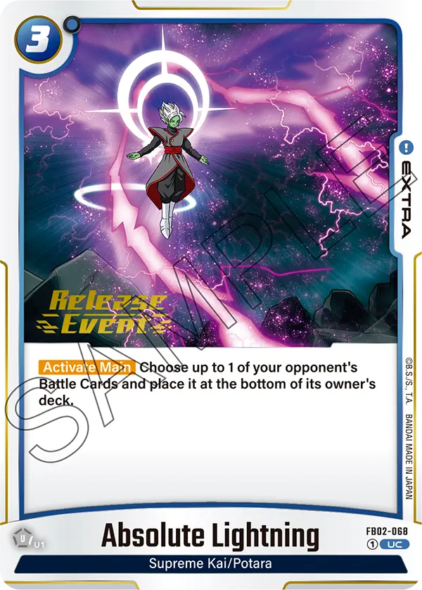 Absolute Lightning FB02-068-p1 card