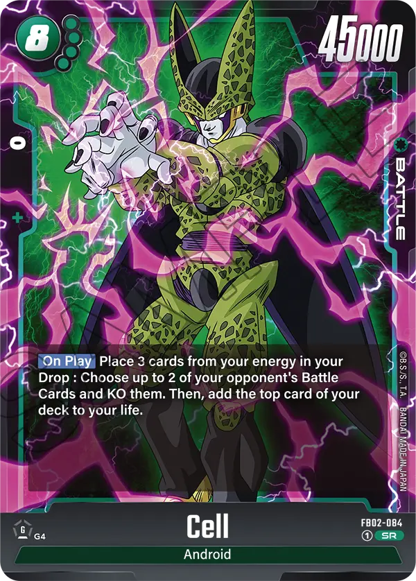 Cell FB02-084 Dragon Ball Fusion World card