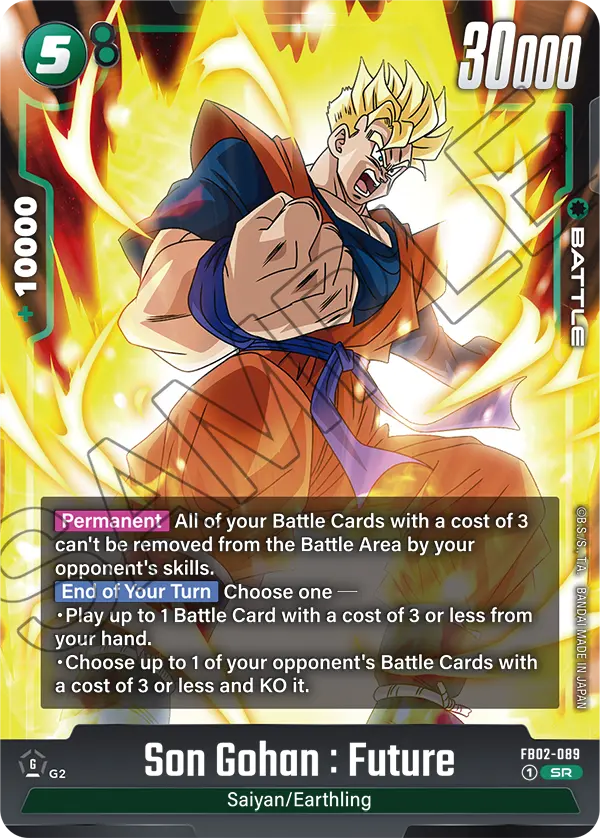 Son Gohan : Future FB02-089 card