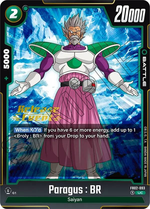 Paragus : BR FB02-093-p1 card