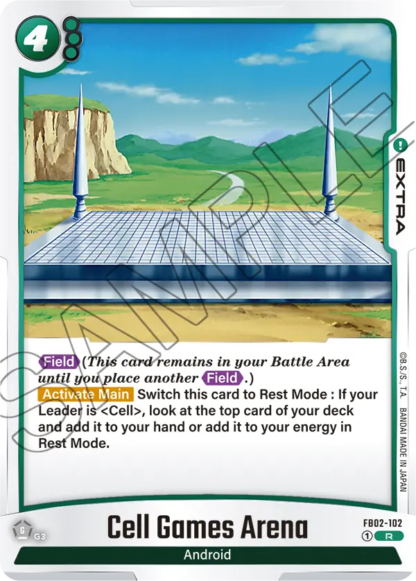 Cell Games Arena FB02-102 card