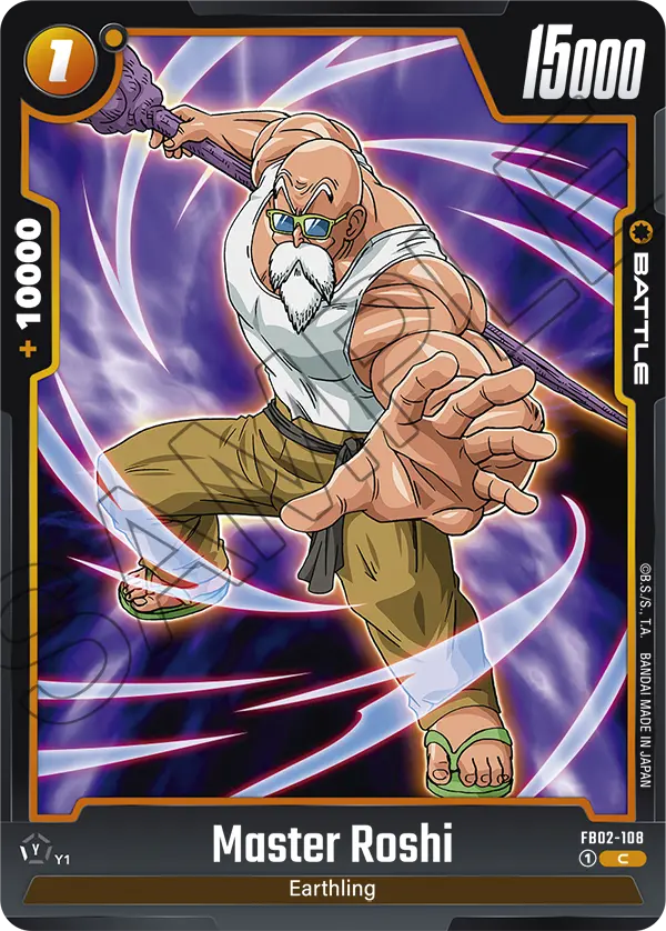 Master Roshi FB02-108 card