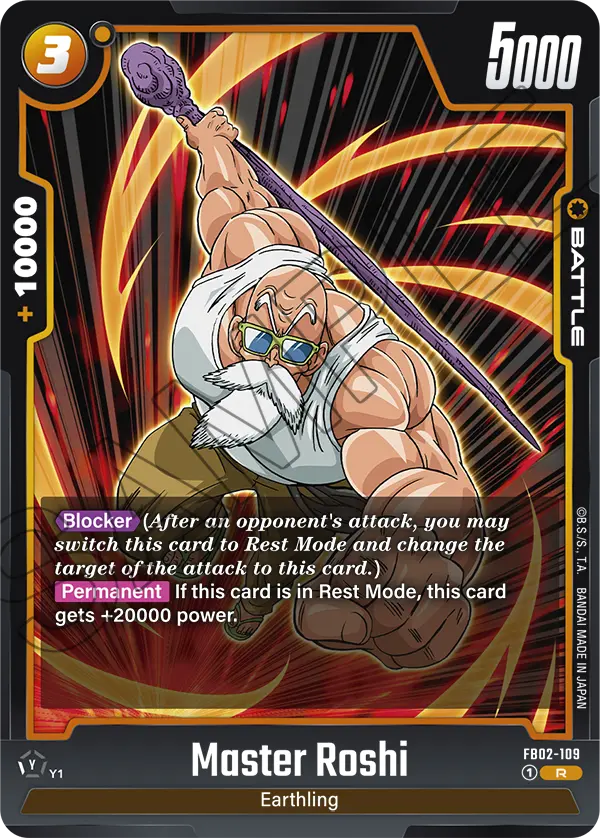 Master Roshi FB02-109 card