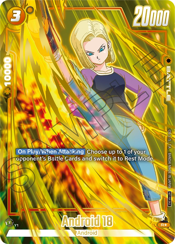 Android 18 FB02-116 Dragon Ball Fusion World card, Finalist