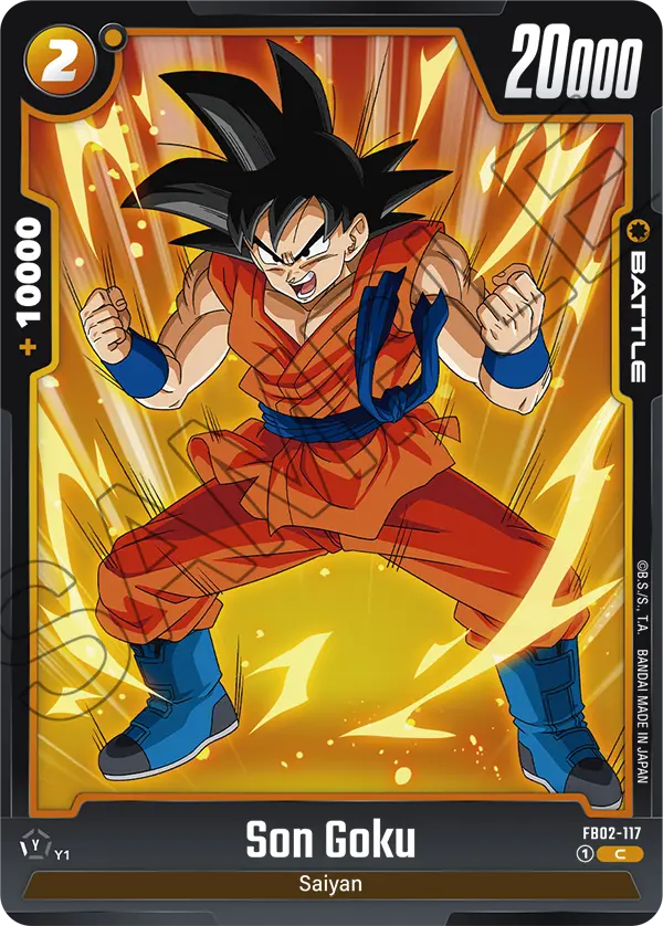 Son Goku FB02-117 Dragon Ball Fusion World card