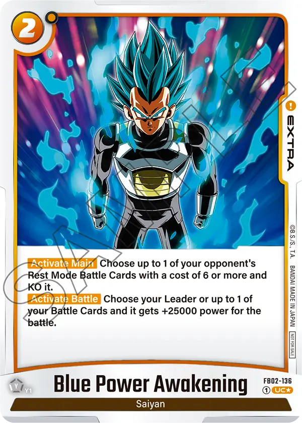 Blue Power Awakening FB02-136-p1 card