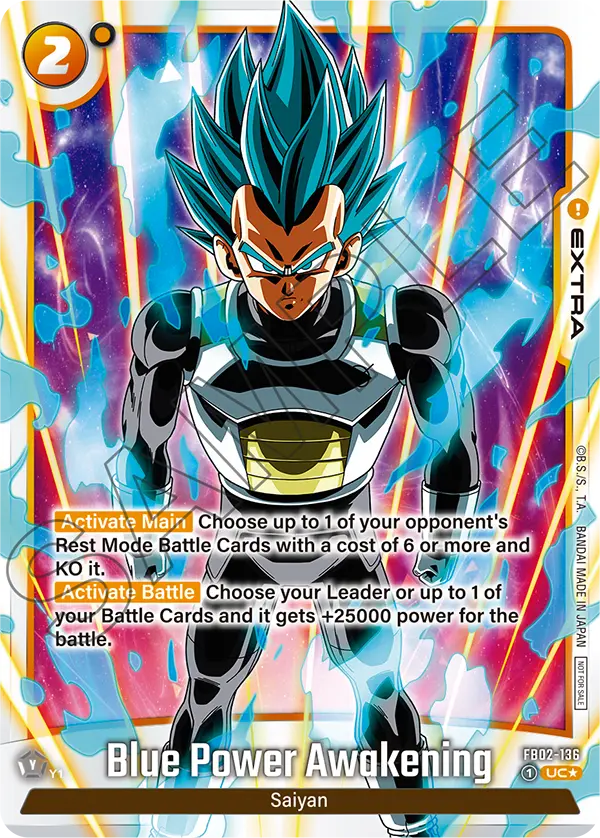 Blue Power Awakening FB02-136-p2 card