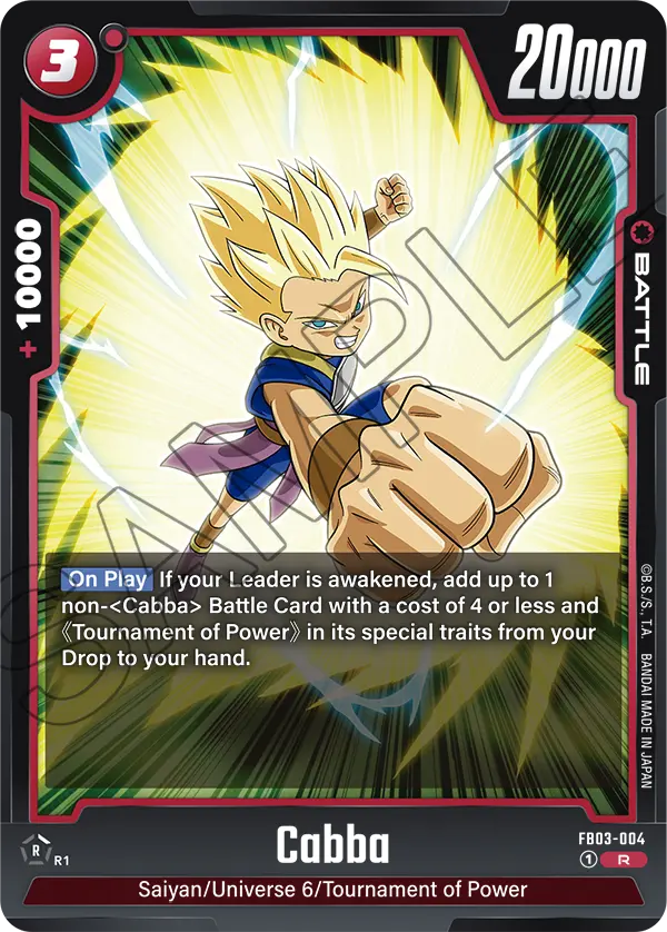 Cabba FB03-004 card