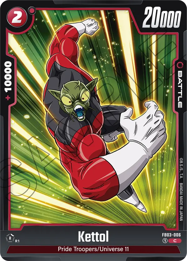 Kettol FB03-006 card