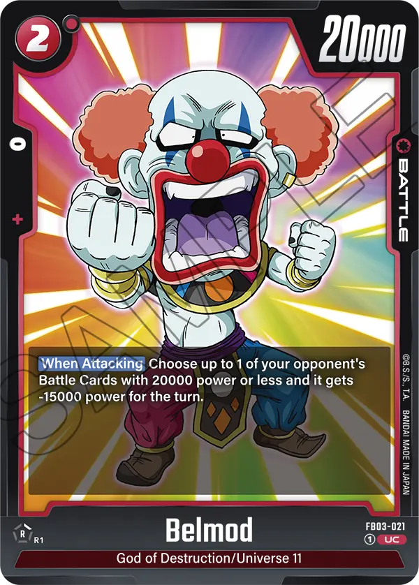 Belmod FB03-021 Dragon Ball Fusion World card
