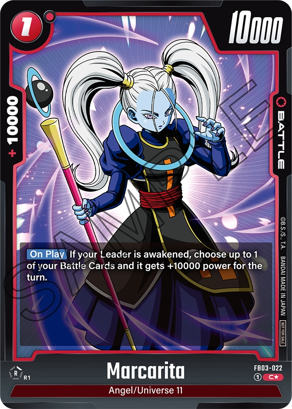 Marcarita FB03-022 Dragon Ball Fusion World card, Tournament