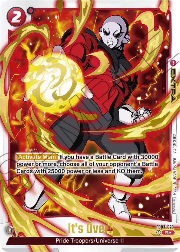 It's Over! FB03-023-p2 card