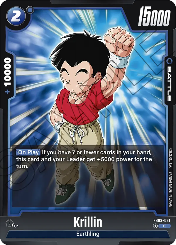 Krillin FB03-031 card