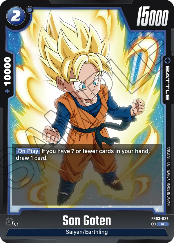Son Goten FB03-037 Dragon Ball Fusion World card