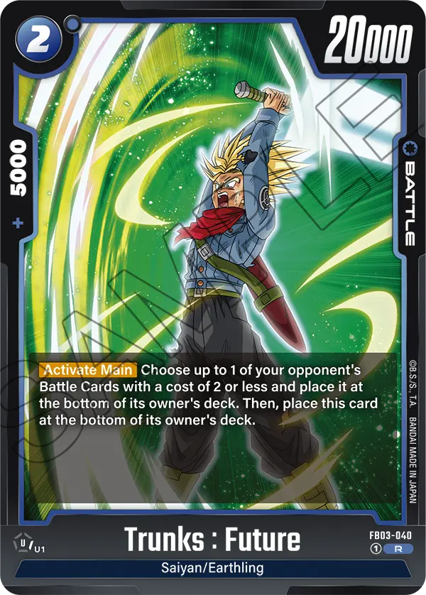 Trunks : Future FB03-040 card