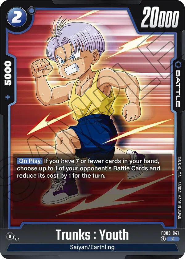 Trunks : Youth FB03-041 card