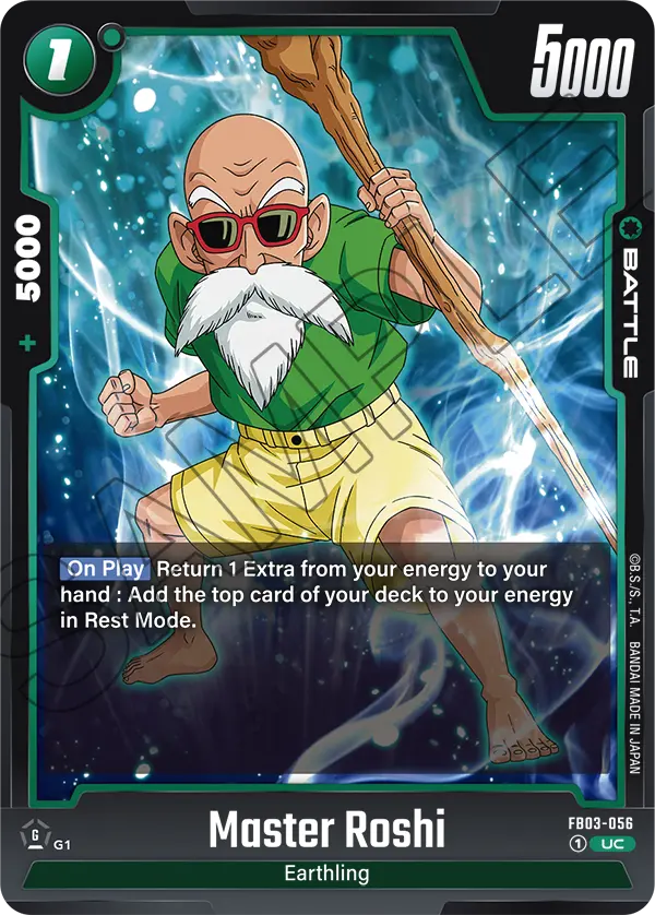 Master Roshi FB03-056 card
