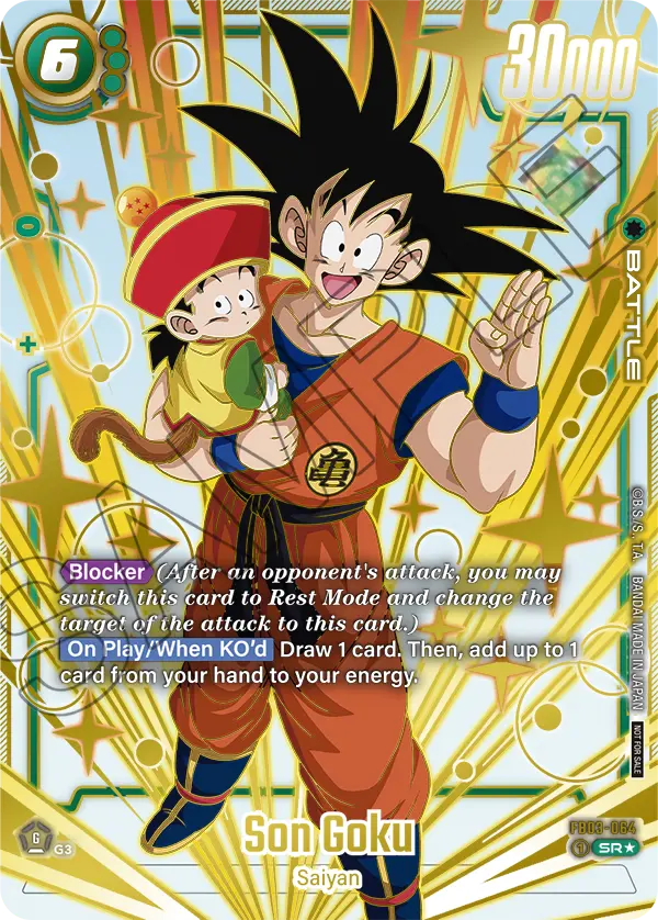 Son Goku FB03-064 Dragon Ball Fusion World card, Championship