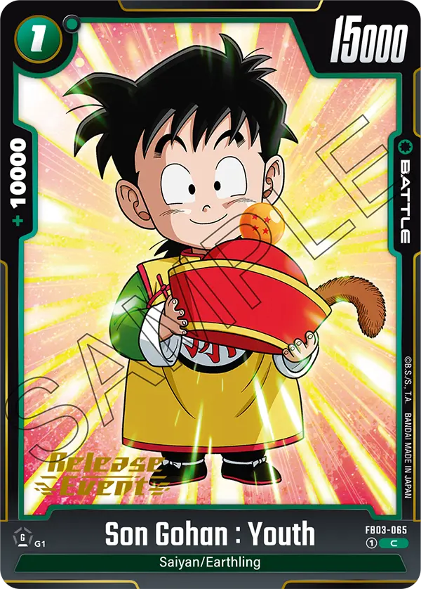 Son Gohan : Youth FB03-065-p1 card