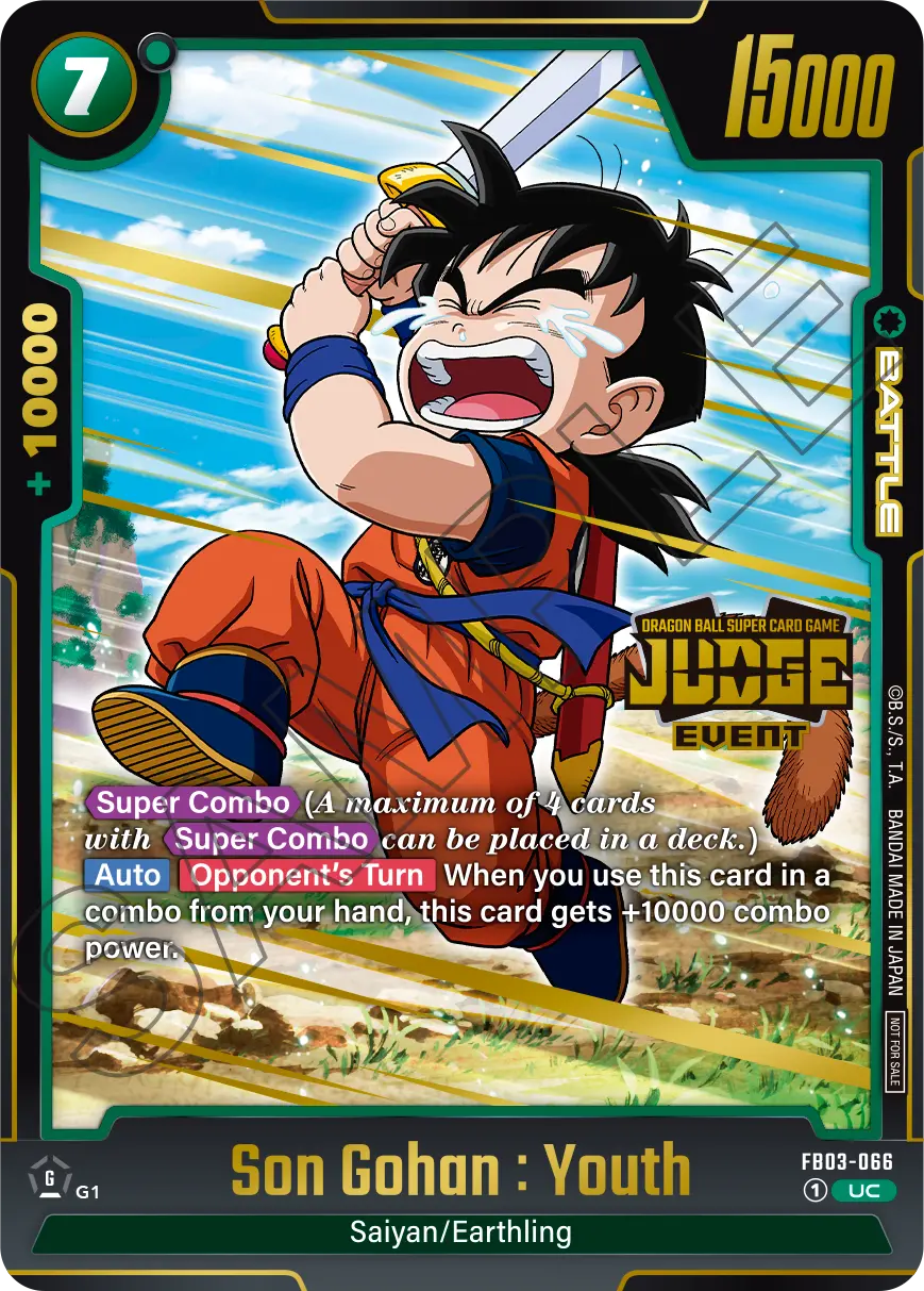 Son Gohan : Youth FB03-066-p1 card
