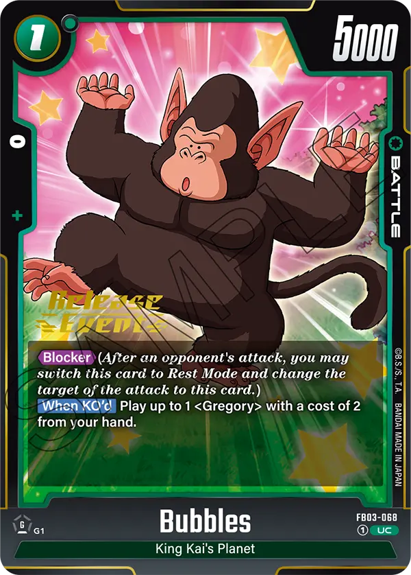 Bubbles FB03-068-p1 card