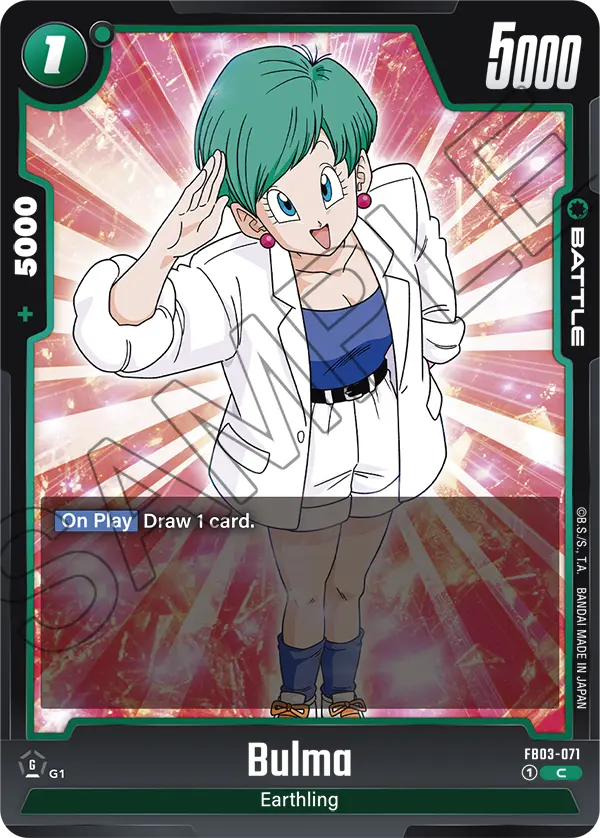 Bulma FB03-071 card