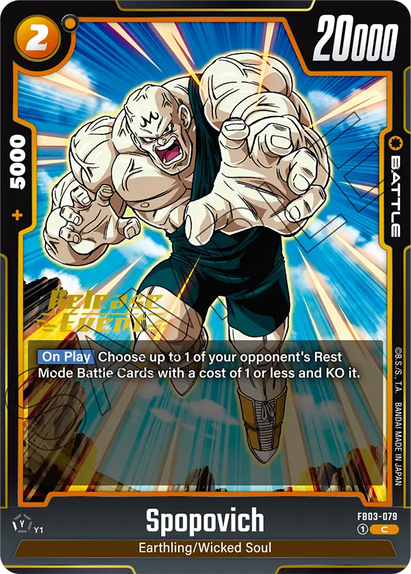 Spopovich FB03-079-p1 card