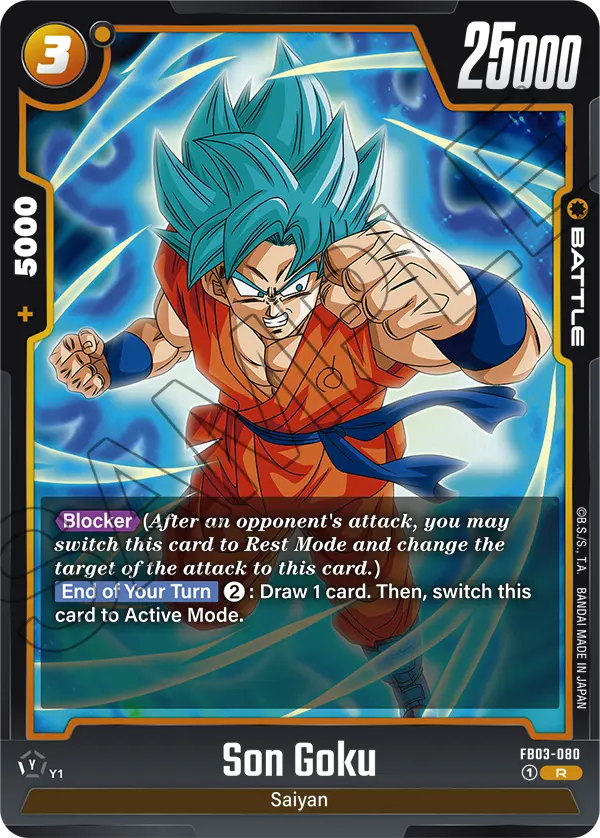 Son Goku FB03-080 Dragon Ball Fusion World card