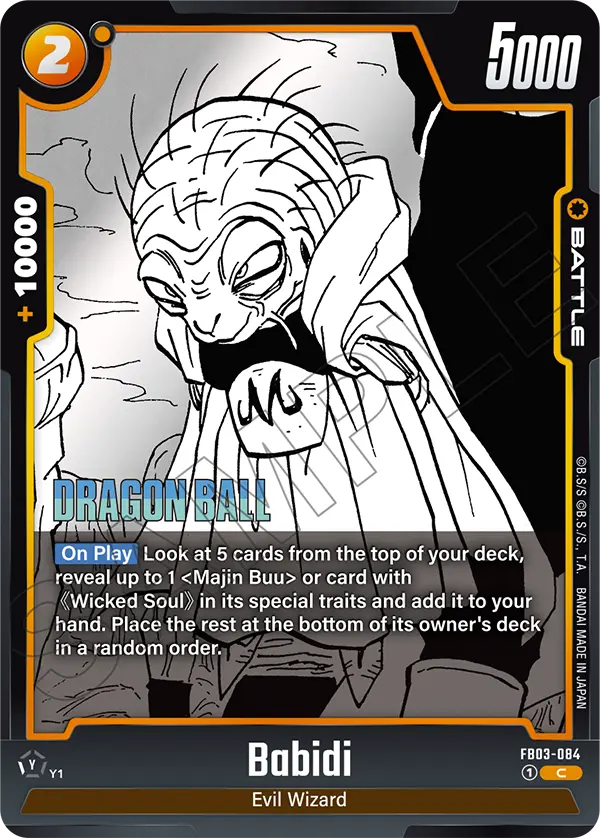 Babidi FB03-084-p3 card