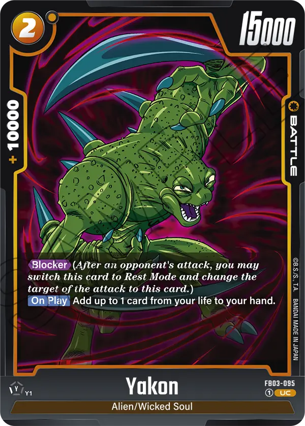 Yakon FB03-095 card