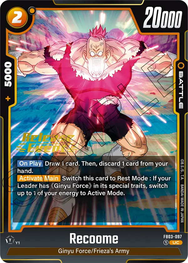 Recoome FB03-097-p1 card