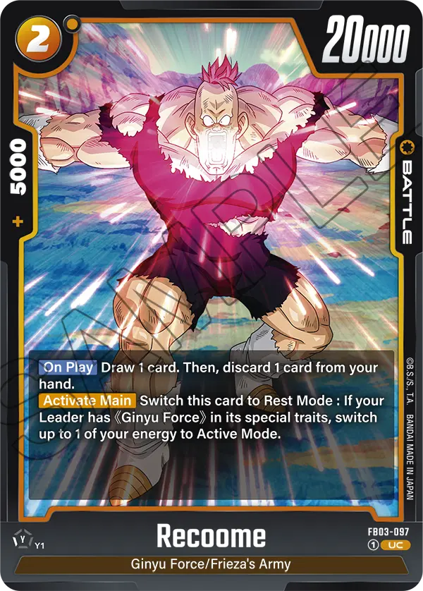 Recoome FB03-097 card