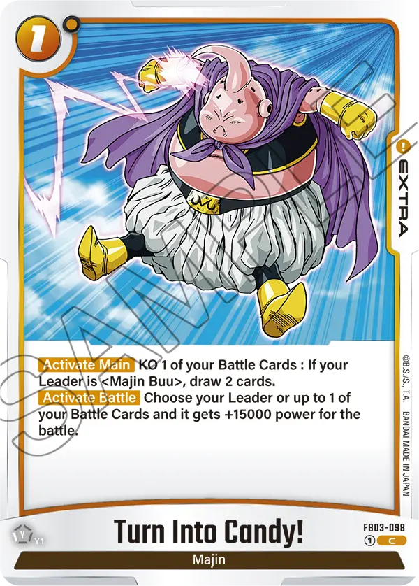 Turn Into Candy! FB03-098 card